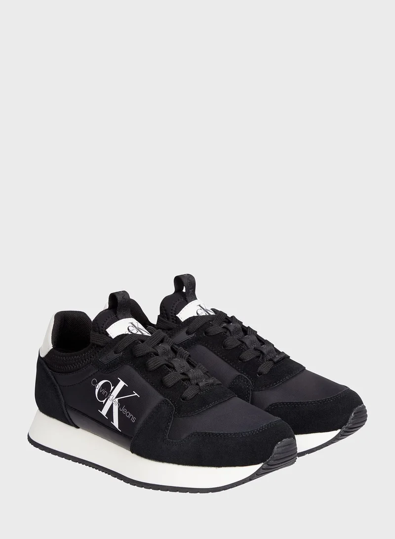 Calvin Klein Jeans Runner Sock Lace Up Sneakers
