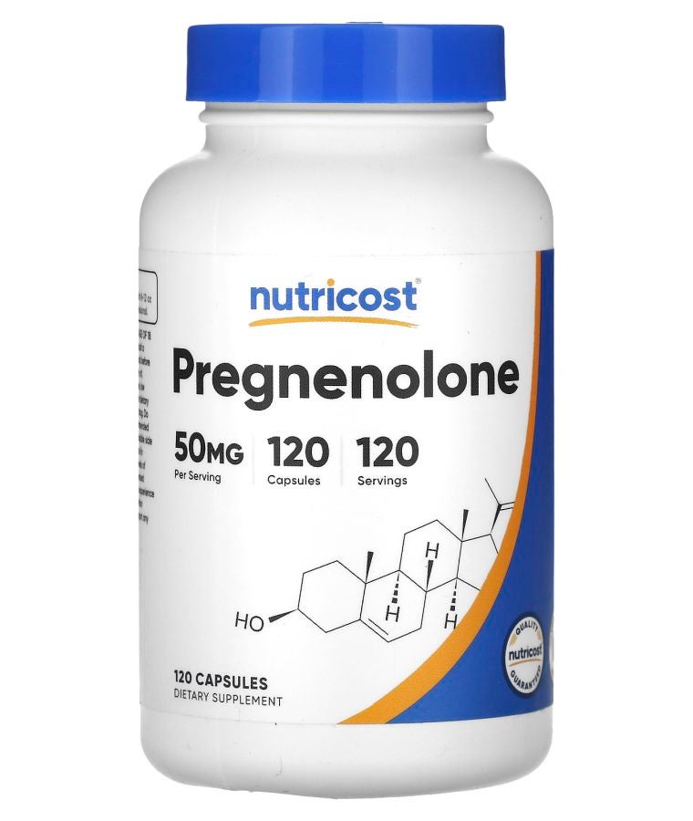 Nutricost Pregnenolone 50 mg 120 Capsules