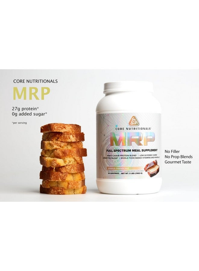كور نيوتريشنالز وجبة بديلة من Platinum Mrp Full Spectrum، إطلاق مستدام لدعم الأحماض الأمينية طوال اليوم، 27 جرامًا من البروتين، 20 وجبة (كعكة الفانيليا) - Image 2