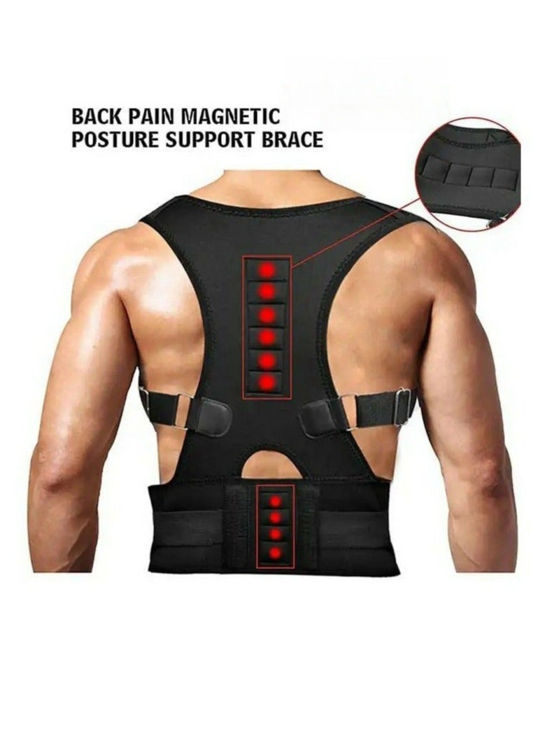 The Back Belt For Posture Correction And Shoulder Straightening Is Made Of Strong, Breathable Material That Is Comfortable To Wear - Image 1