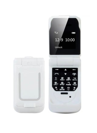 Mini Flip Cellphone, Lightweight Smallest Mobile Phone, Single Sim Card Feature Phone, Durable And Reliable Kids Cellphones With FM Radio SOS Bluetooth Dialer, (1pc, White) - pzsku/Z22ACEFF69ED66F52CE07Z/45/_/1727352260/a4ab5fba-7fc9-4137-8341-68d6dc7ad9ac