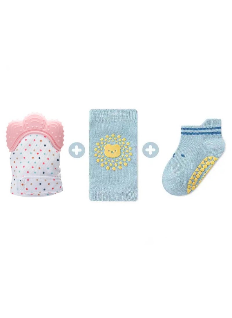 Pikkaboo - Pikkaboo SoftCrawl Baby Safety Set - Pink - Image 1