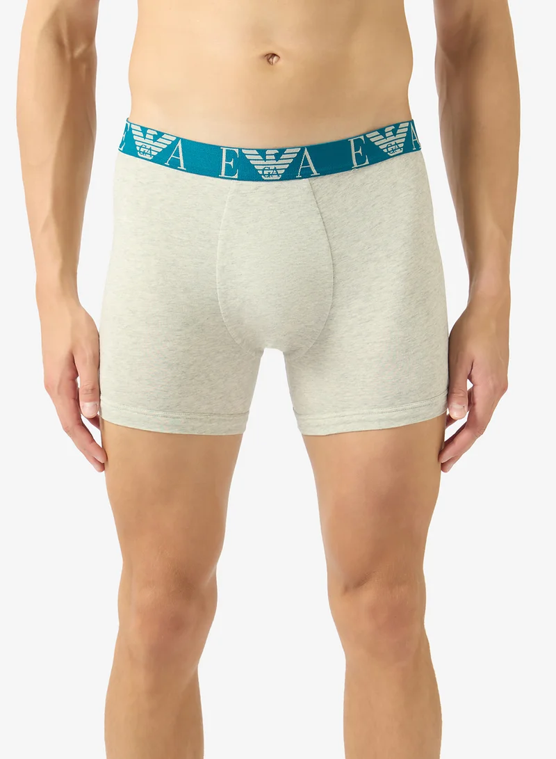 Emporio Armani  3 Pack Of Logo Boxers for Men | Best Price UAE