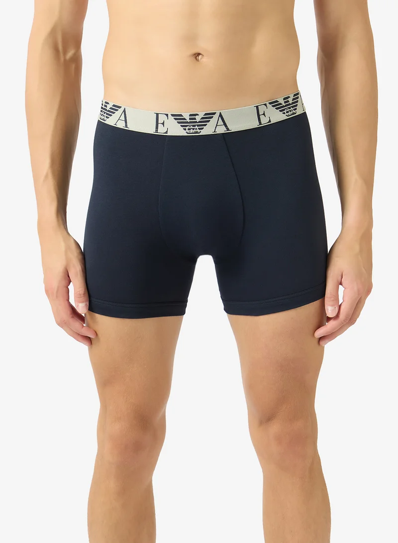 Emporio Armani  3 Pack Of Logo Boxers for Men | Best Price UAE
