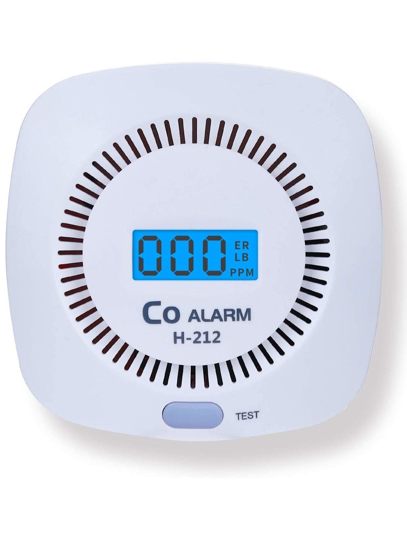 SYOSI Carbon Monoxide Detectors, CO Alarm Detector Monitor Battery Operated with Digital Display and Sound Warning for House Kitchen Restaurant Office  - Image 1