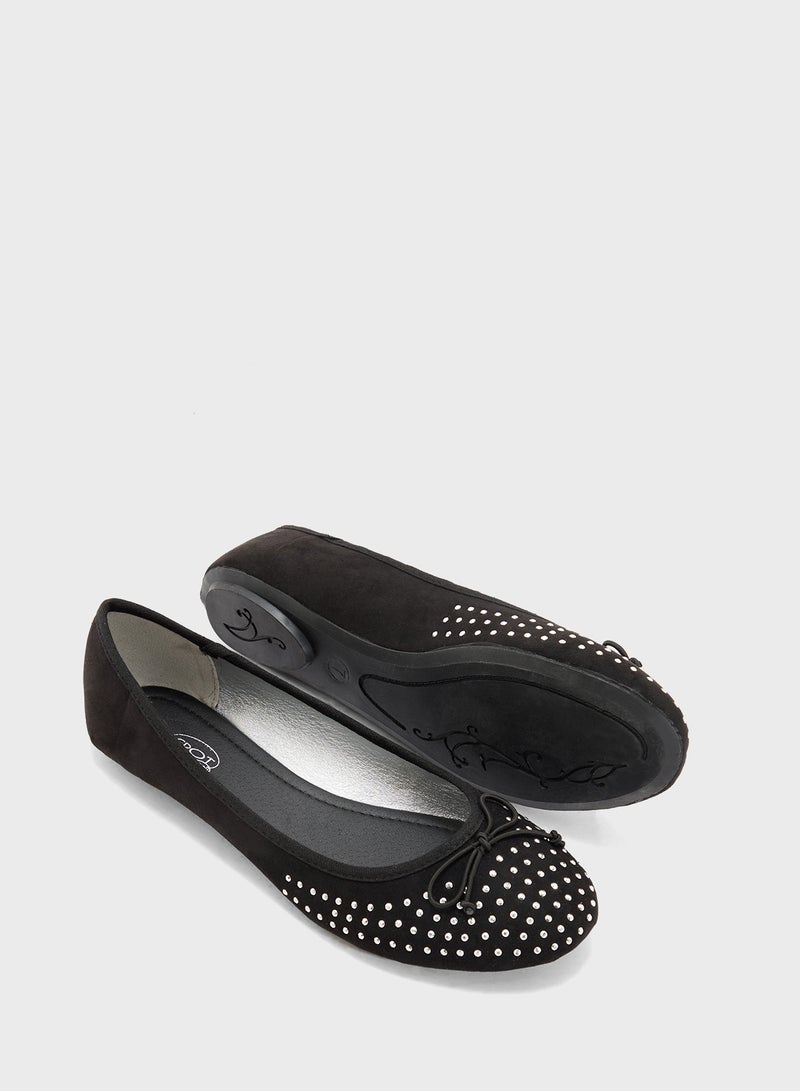 ELLA Studded Classic Ballet Flat  - Image 3