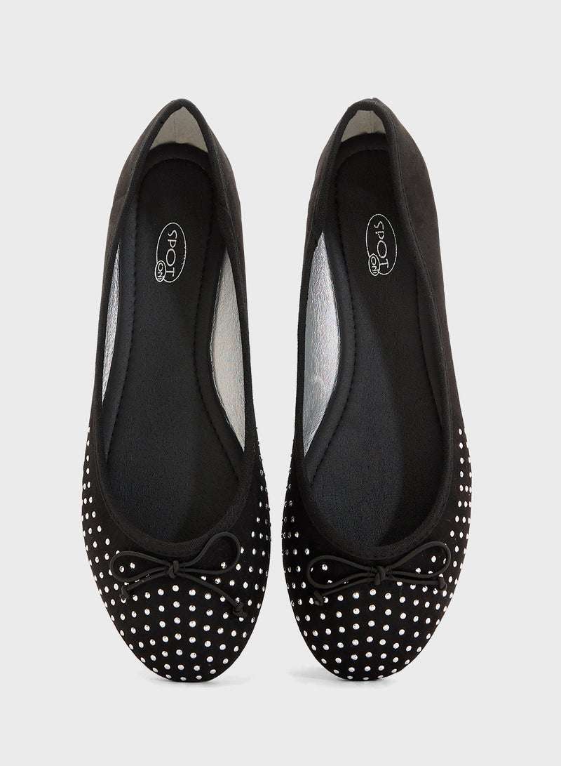 ELLA Studded Classic Ballet Flat  - Image 4