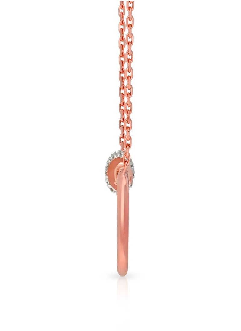 Malabar Gold and Diamonds 18k 750 Purity Mine Diamond Pendant MZOZOU057PN5  - Image 3