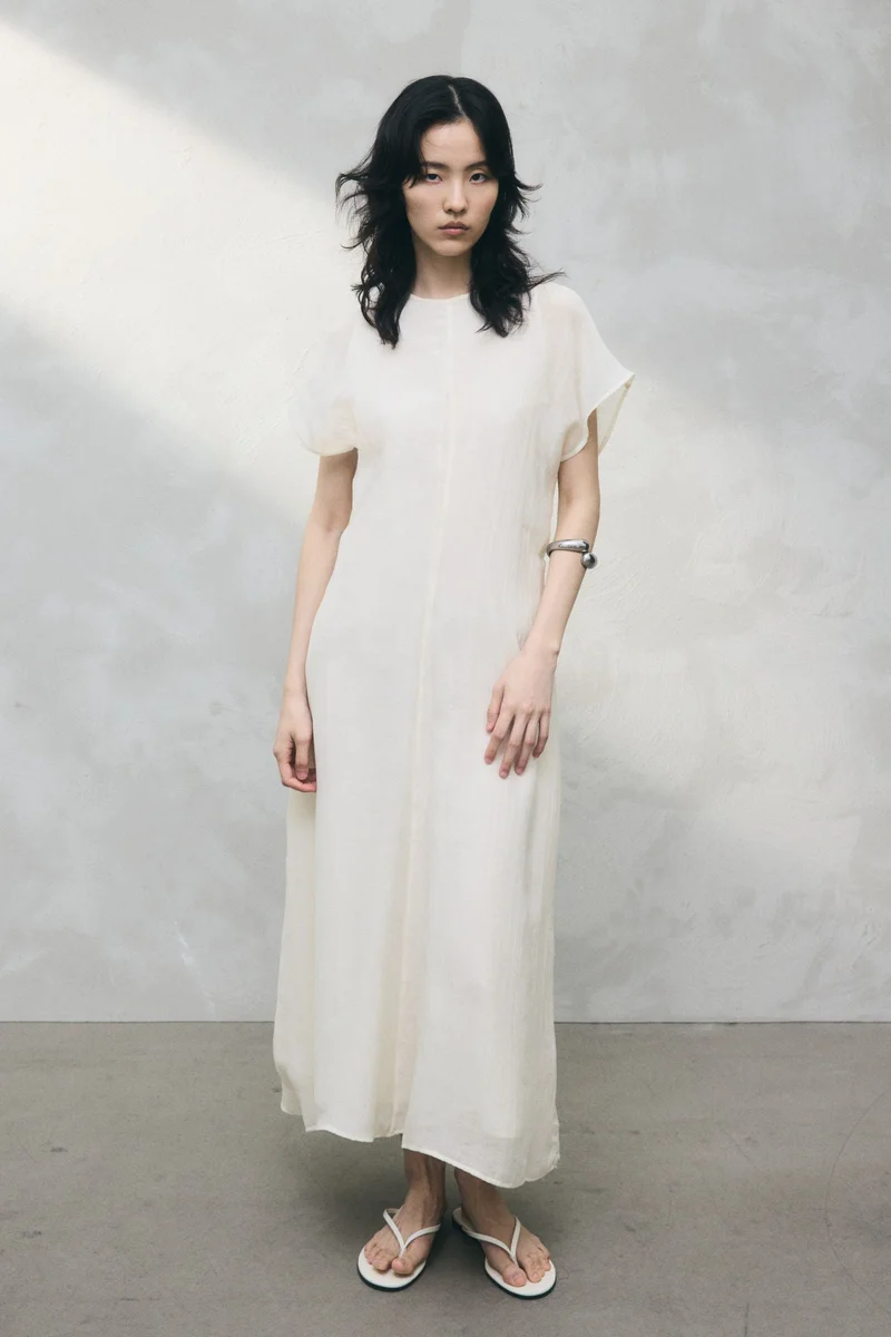 H&M Linen-blend dress