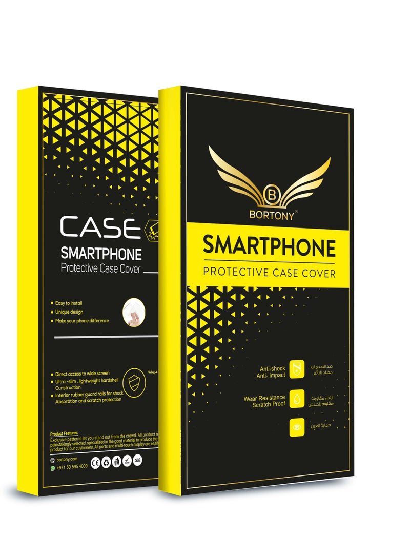 BORTONY Protective Case Cover With Finger Grip Stand For Samsung Galaxy A21S - Image 4