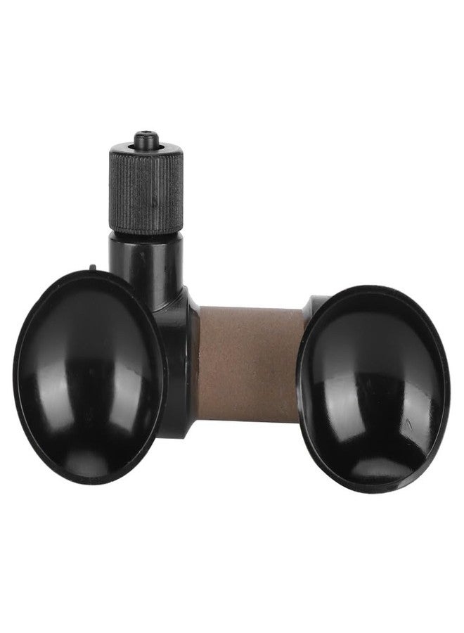 Chiffonade Black Plastic Carbon Dioxide Diffuser Ceramic CO2 Atomizer Dissolve System with Nut Lock for Aquarium(S) - Image 3