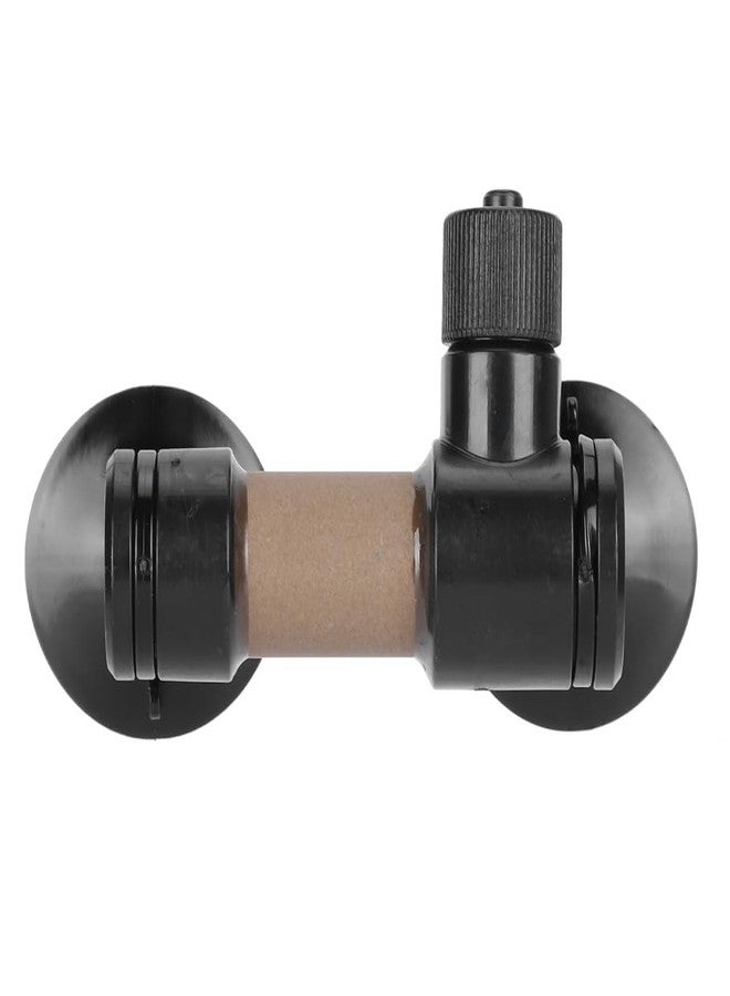 Chiffonade Black Plastic Carbon Dioxide Diffuser Ceramic CO2 Atomizer Dissolve System with Nut Lock for Aquarium(S) - Image 4