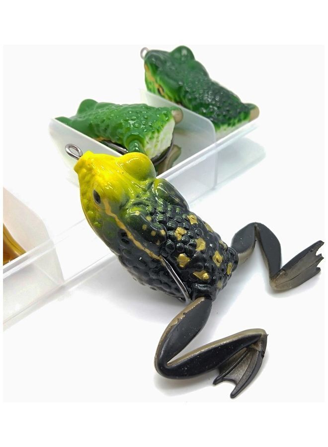 نيبمينينت طقم طعوم لصيد الأسماك على شكل ضفدع من 5 قطع 18 x 2.5 9.5سم - Image 5