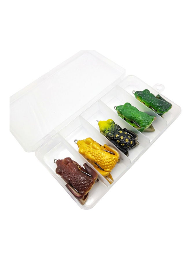 نيبمينينت طقم طعوم لصيد الأسماك على شكل ضفدع من 5 قطع 18 x 2.5 9.5سم - Image 3