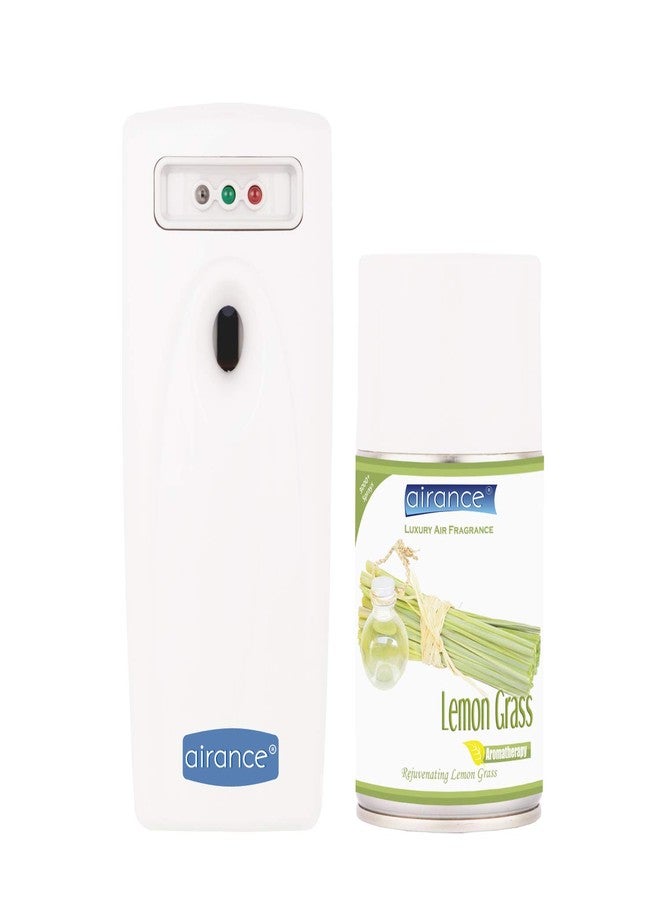 Airance معطر جو أوتوماتيكي من إيرانس (ضمان سنتين) مع عبوة إعادة تعبئة برائحة عشبة الليمون - 250 مل - 3000 بخة - Image 1