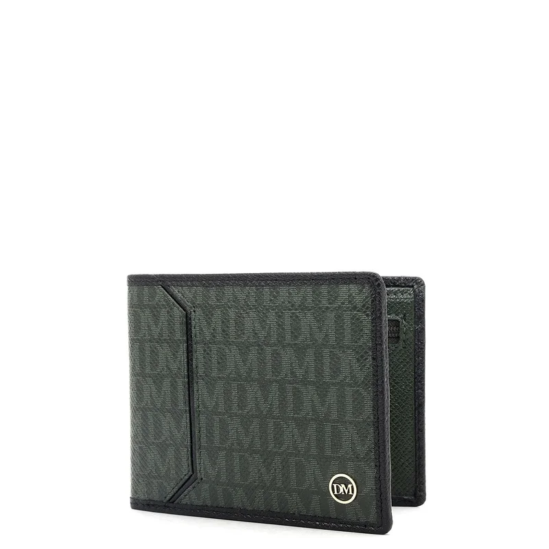 Da Milano  Petrol Green Bifold Leather Mens Wallet for Men | Best Price UAE