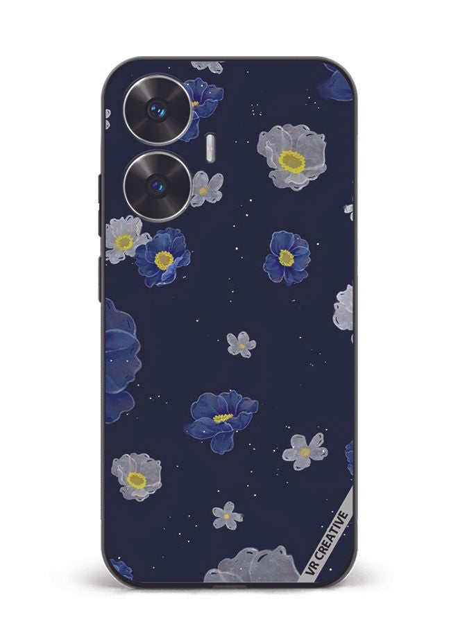 VR CREATIVE Protective Case Cover For Realme C55 Floral Design Multicolour - Image 1