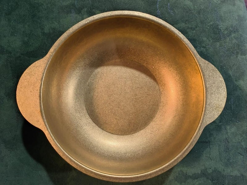 HEVASNEK Stylish Golden Stainless Steel Kadai - 22cm Pure Food-Grade Serving Bowl for Soups, Stews, Rice, Vegetables & Side Dishes - Elegant Tableware for Everyday Use & Entertaining - Image 1