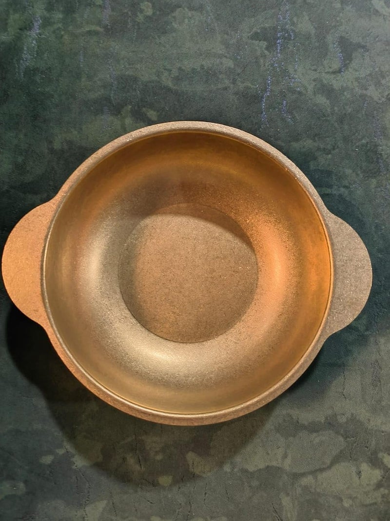 HEVASNEK Stylish Golden Stainless Steel Kadai - 22cm Pure Food-Grade Serving Bowl for Soups, Stews, Rice, Vegetables & Side Dishes - Elegant Tableware for Everyday Use & Entertaining - Image 3