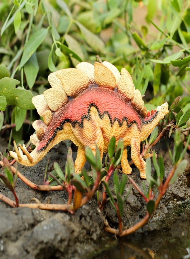 KARTASYA Dinosaur Toys for Kids,Dinosaur Action Figures Realistic Dinosaur Toys Gifts for Kids Boys Girls(21cm X 10cm Stegosaurus Tyrannosaurus T-Rex Edition) - Image 3