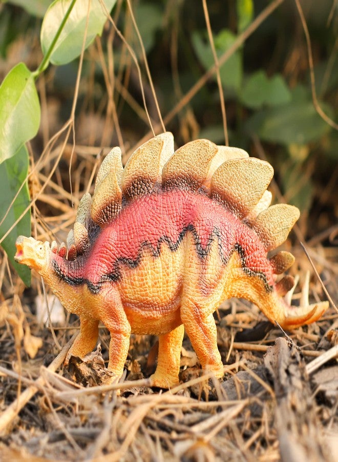KARTASYA Dinosaur Toys for Kids,Dinosaur Action Figures Realistic Dinosaur Toys Gifts for Kids Boys Girls(21cm X 10cm Stegosaurus Tyrannosaurus T-Rex Edition) - Image 2