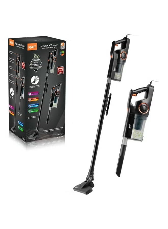 RAF High Quality 2-in-1 Electric Vacuum Cleaner 400W with Handheld Portable for Hard Floors & Sofa  - Image 3