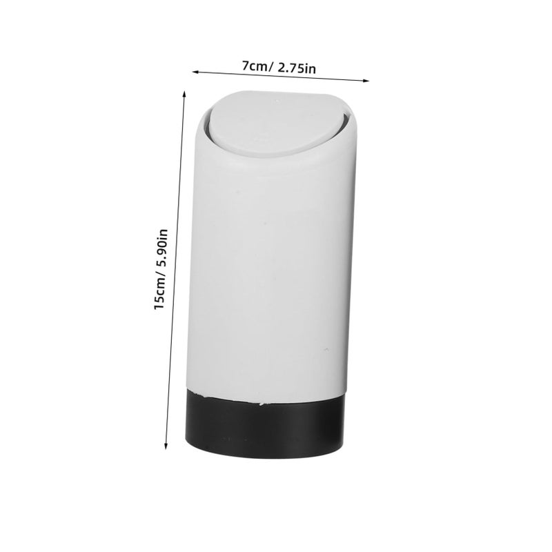 Garneck 2 Car Trash Can with Lid Black Small Automotive Garbage Bin - Image 3