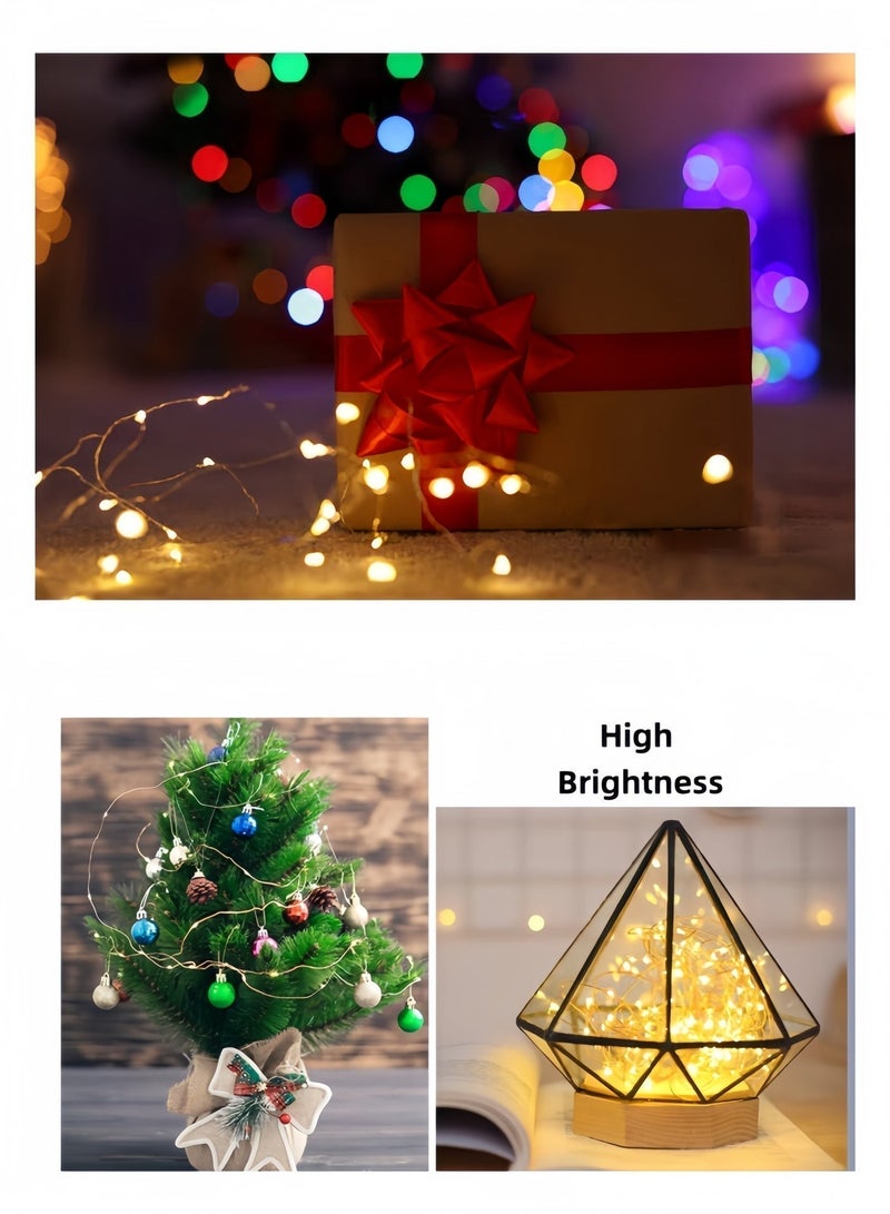 أضواء LED زخرفية عالية السطوع بنمط USB - مقاومة للماء، سلك نحاسي مرن، إضاءة دافئة للكريسماس والحفلات وديكور المنزل الداخلي/الخارجي - Image 4