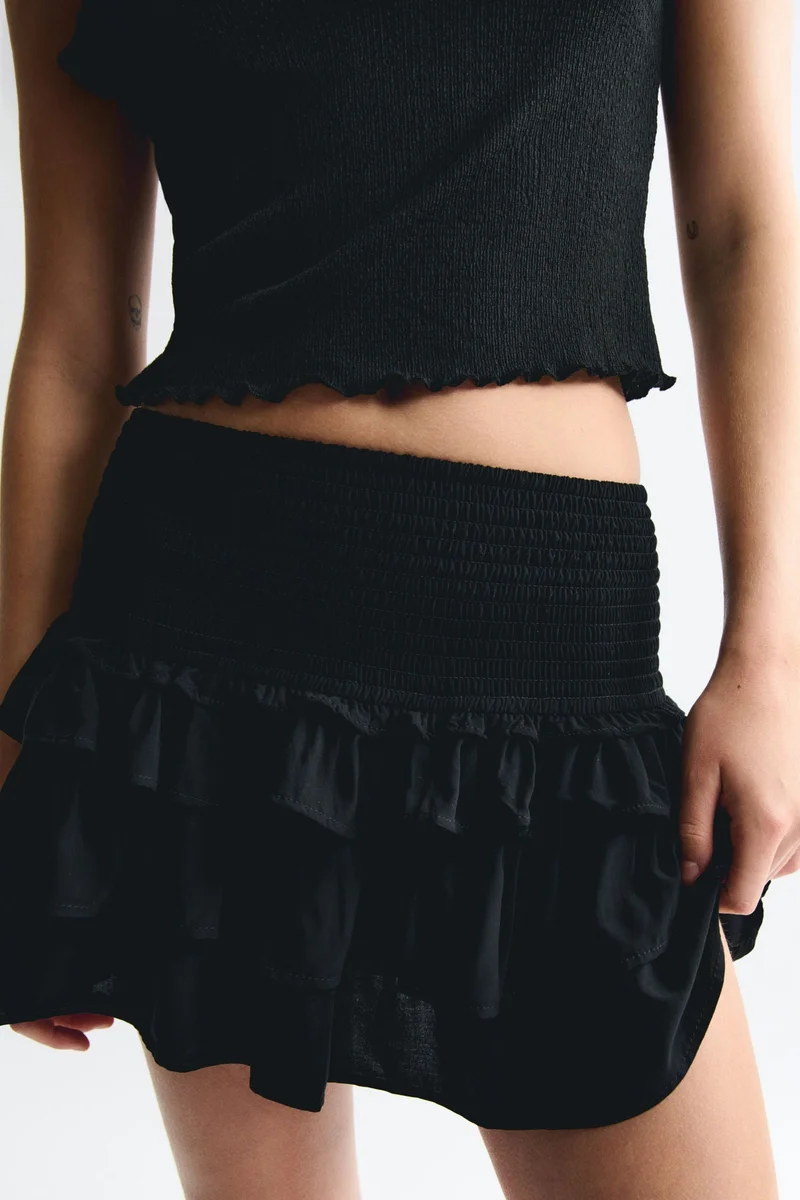 H&M Tiered mini skirt