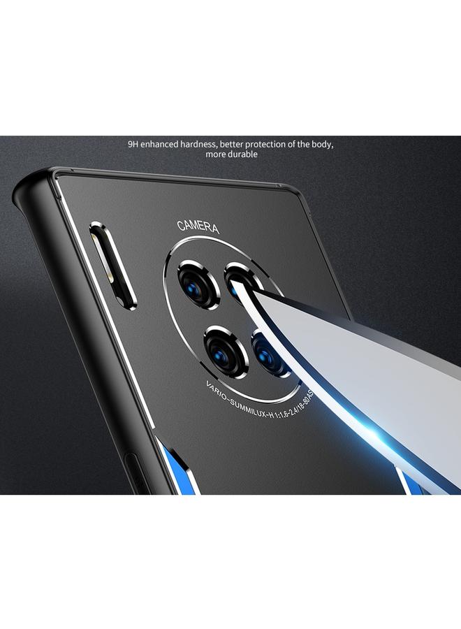 S-TOP Case For Huawei Mate 30 Blade Series TPU Frame + Titanium Alloy Sand Blasting Technology Backplane + Color Aluminum Alloy Decorative Edge Mobile Phone Protective Shell - Image 5