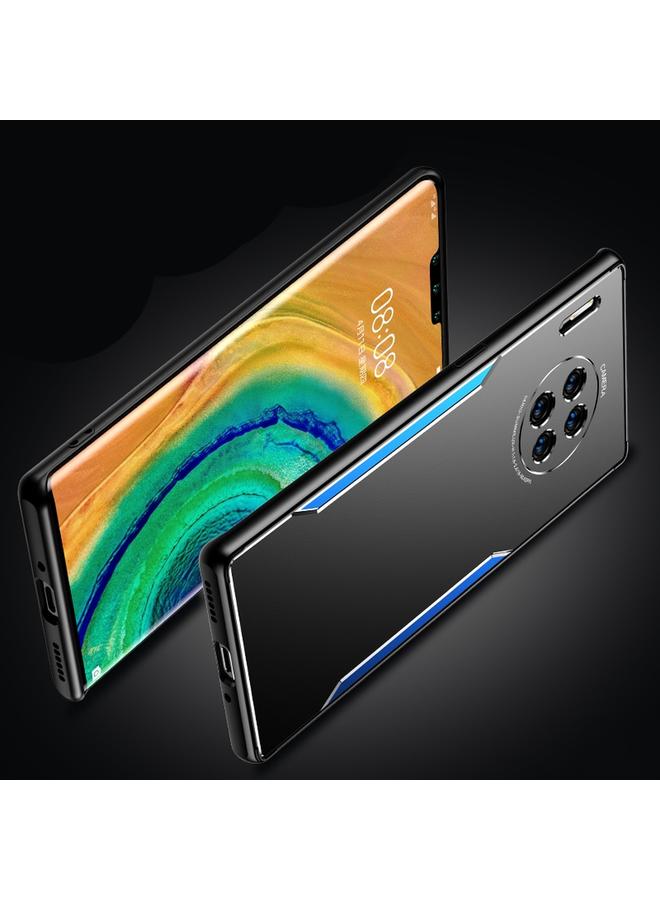 S-TOP Case For Huawei Mate 30 Blade Series TPU Frame + Titanium Alloy Sand Blasting Technology Backplane + Color Aluminum Alloy Decorative Edge Mobile Phone Protective Shell - Image 2