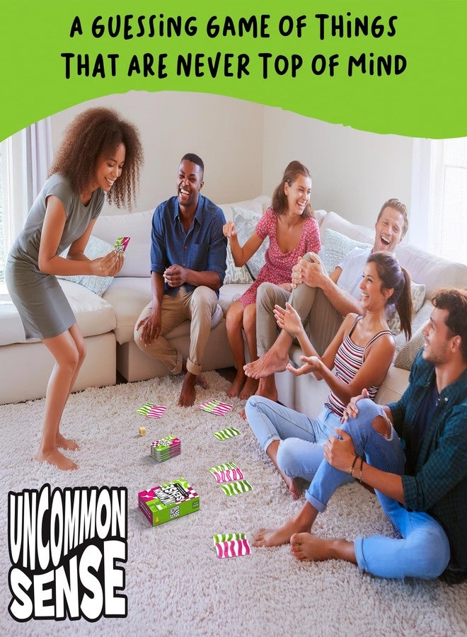 Gouda Games لعبة "الفطرة السليمة" من غودا جيمز - لعبة تخمين سريعة ومضحكة للحفلات، متعة كلمات سريعة البديهة للكبار والمراهقين والعائلات، مثالية لأمسيات الألعاب، هدية للأعمار من 10 إلى 12 عامًا فما فوق، من 4 إلى 20 لاعبًا - Image 2