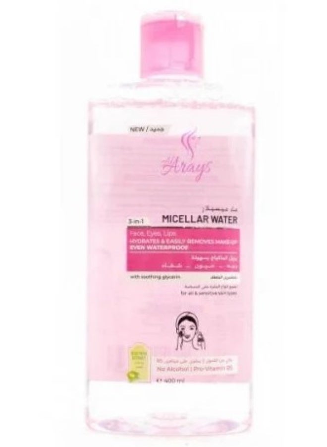 Al-Arayes Micellar Water Makeup Remover – 400 ml