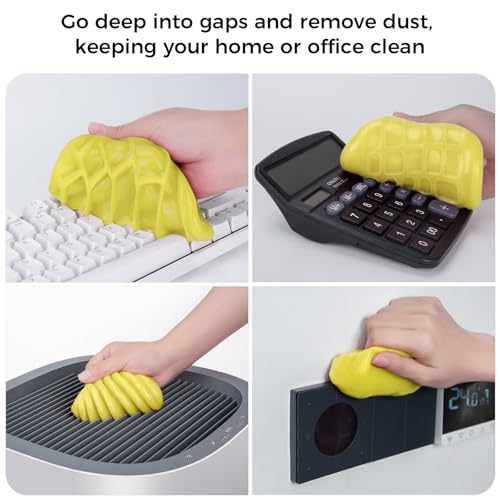 ColorCoral Cleaning Gel Universal Dust Cleaner for PC Keyboard Car Detailing Office Electronics Laptop Dusting Kit Computer Dust Remover, Computer Gaming Car Accessories, Gift for Men Women 160g - Image 3