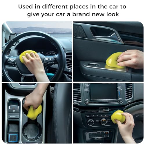 ColorCoral Cleaning Gel Universal Dust Cleaner for PC Keyboard Car Detailing Office Electronics Laptop Dusting Kit Computer Dust Remover, Computer Gaming Car Accessories, Gift for Men Women 160g - Image 5