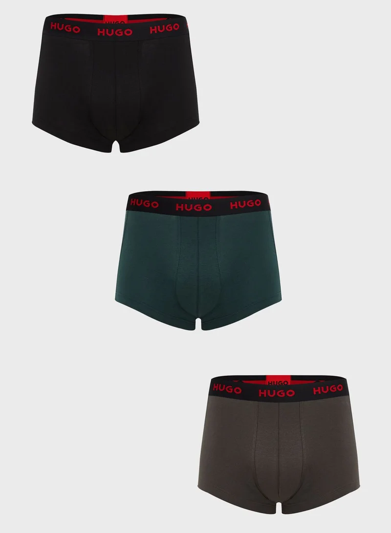 HUGO 3 Pack Essential Trunks