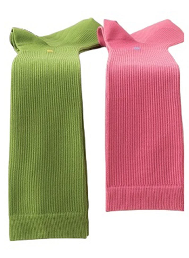 2 pairs of women's sports compression socks - knee-high graduated pressure socks, pressure range 23-32 mmHg long socks - Image 3