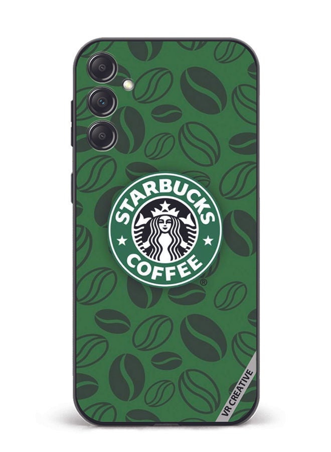 VR CREATIVE Protective Case Cover For Samsung Galaxy A14 5G/A14 Starbucks 3 Design Multicolour - Image 1