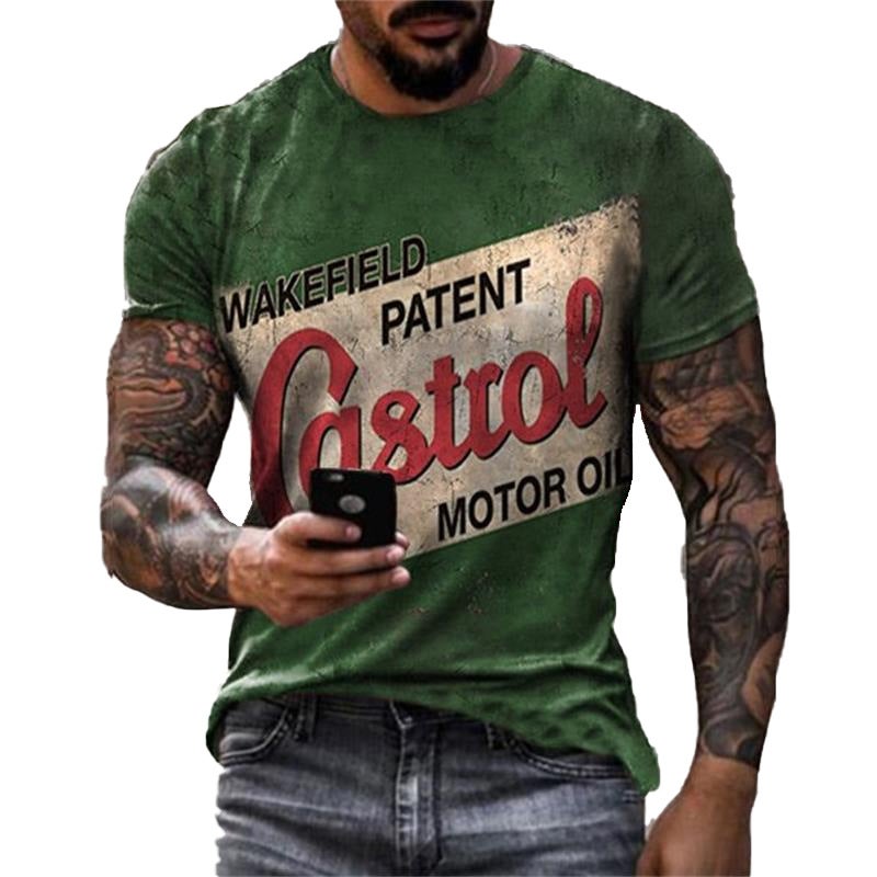Men'S T-Shirt New 3D Retro Digital Print Men'S And Women'S T-Shirt - Image 5