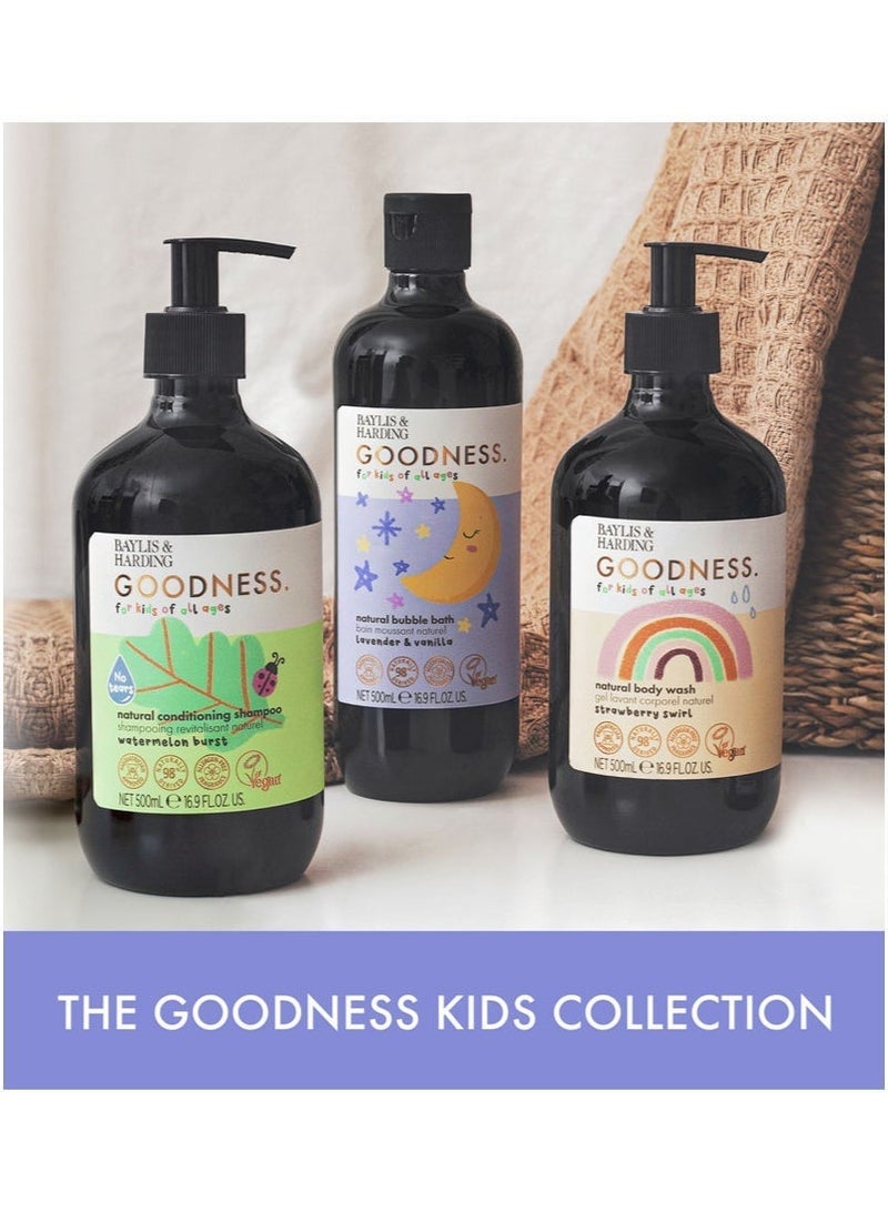 Baylis & Harding Goodness Kids Lavender and Vanilla Bubble Bath, 500ml | Naturally-Derived Formula | Calming Fragrance | Pediatrician Approved | Ideal for Newborns and Eczema-Prone Skin - Image 4