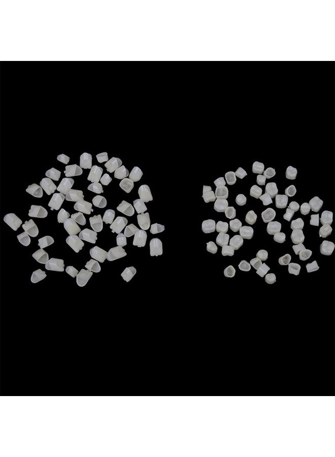 Ceonam 120 Pieces Fake Tooth Cap Crown Veneers Front Back Anterior and Molar Posterior Teeth with Thermal Beads Cap Filler for Teaching or DIY (50pcs Front and 70pcs Back) - Image 2
