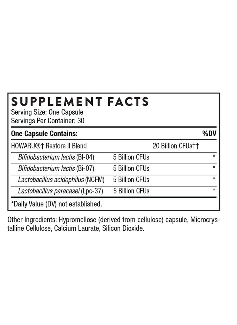 Thorne - FloraSport 20B Multi-Strain Probiotic  Certified for Sport | 30 Capsules Dietary Supplement - Image 1