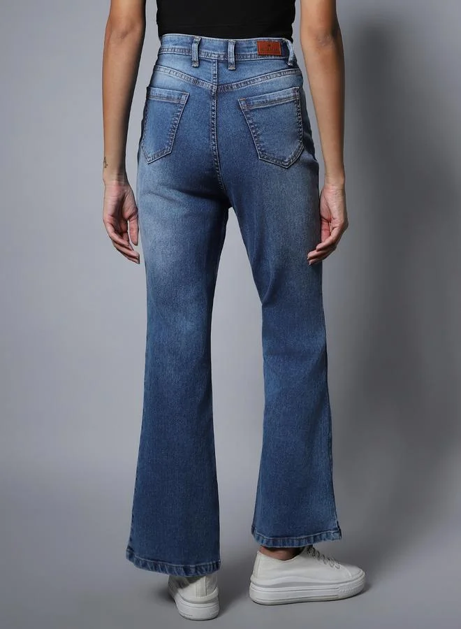 HIGH STAR HIGH STAR Mid Rise Bootcut Jeans