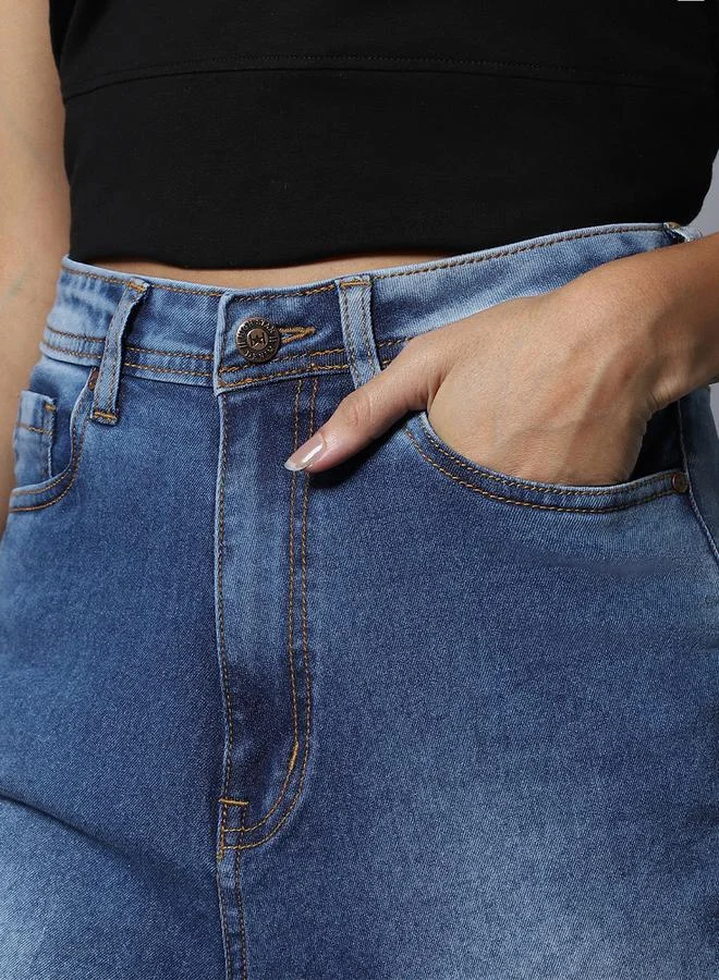 HIGH STAR HIGH STAR Mid Rise Bootcut Jeans