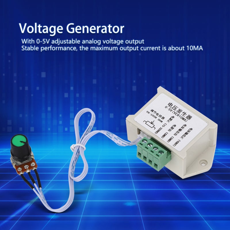 DC Power Voltage Generator: 0-5V Adjustable Analog Voltage Output, 10MA Max Output Current, Stable Reliable Performance - PLC MCU Compatible for Industrial Control - Image 3