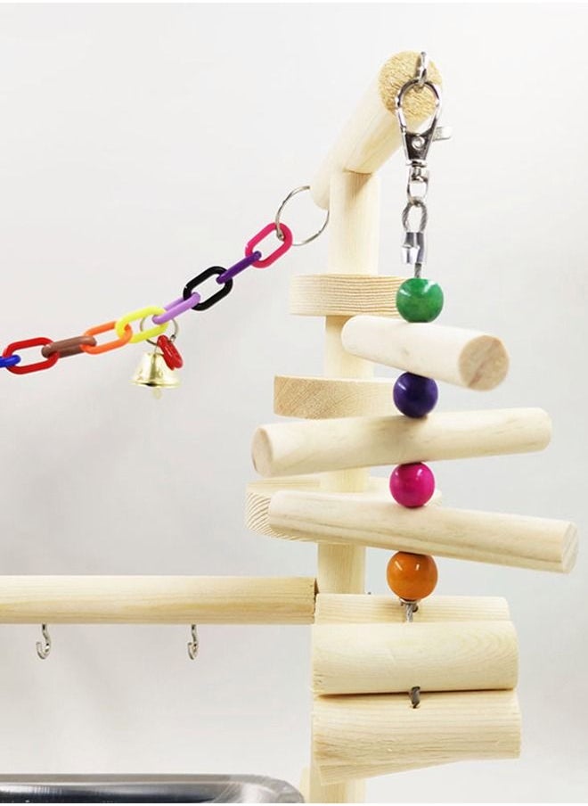 Parrot Stand Bird Shelf Interactive Playground Swing Parrot Climbing Frame