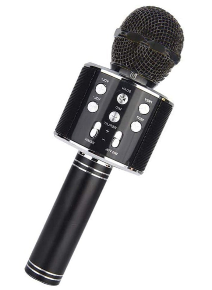 Wireless Bluetooth Karaoke Microphone,Rechargeable Kids Microphone Karaoke Machine,Professional Handheld Karaoke Mic Speaker Home KTV Kids Birthday Party - Best Gifts for Kids Adults (Black) - Image 1