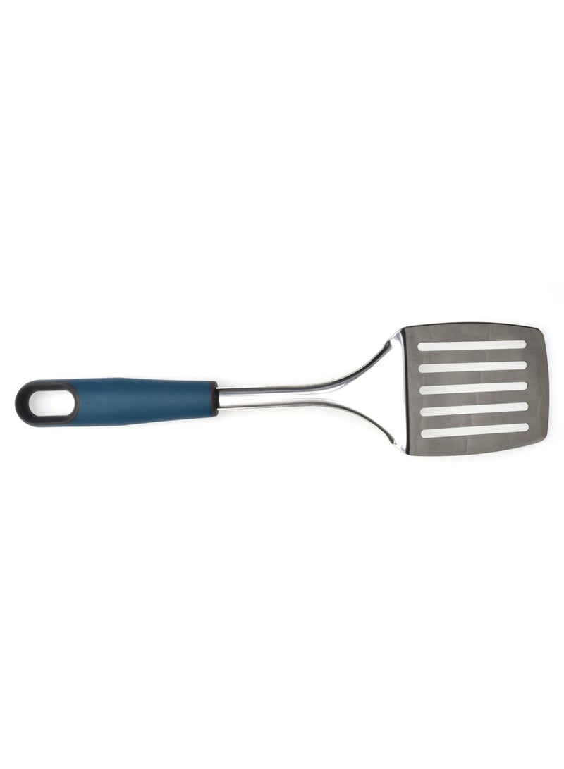 nautilus Nautilus Soft Touch Handle SS Slotted Turner Blue/Grey Color 33X7.8X2.5 Cm  - Image 2