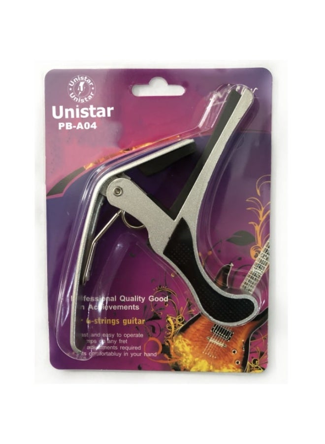 Unistar Pb-A04-Sl Guitar Capo Silver