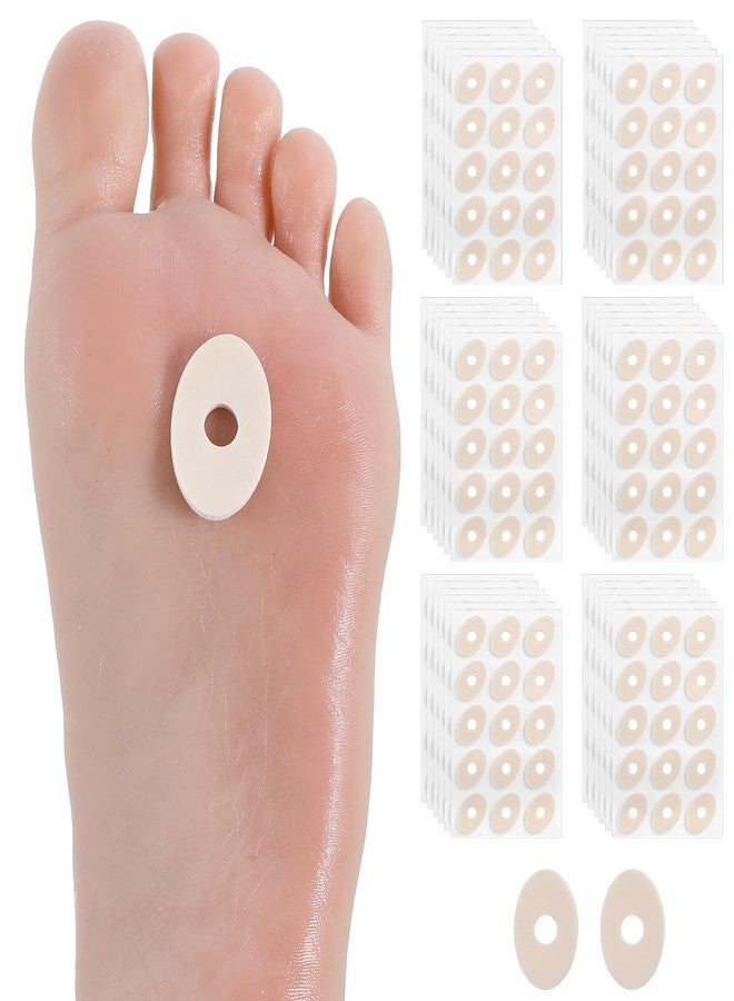 Thrymme 90 Pcs Corn Cushions, Self-Adhesive Corn Cushions for Toes, Pain Relief Cushion for Men & Women, Breathable Skin-Friendly (Beige) - Image 1